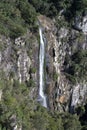 View of the cascata bordin in the mountains