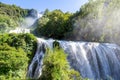 View of the Cascata delle Marmore, in Italy