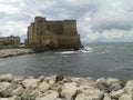 View of the Castel dell`ovo Naples, Italy Royalty Free Stock Photo