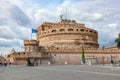 View of Castel Sant Angelo in Rome Royalty Free Stock Photo