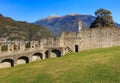 View from the Castelgrande fortress in Bellinzona, Switzerland