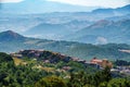 View of Castelgrande, in Potenza province, Italy