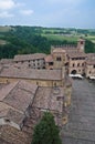 View of Castell'arquato. Emilia-Romagna. Italy. Royalty Free Stock Photo