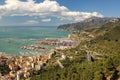 View from Castello di Arechi. Salerno. Italy