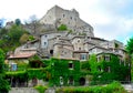 View of Castelvecchio di Rocca Barbena Royalty Free Stock Photo