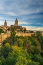 View of the Castilian city of Segovia in Spain