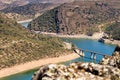 View from Castillo de Monfrague Tower in the Extremadura, Spain Royalty Free Stock Photo