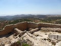 View from The castle of Ajloun Royalty Free Stock Photo