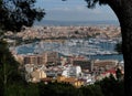 View From The Castle Bellver To The Harbor Of Palma De Mallorca On Balearic Island Mallorca