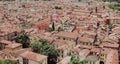 View from the castle Brescia Citadela on old town