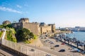 View at the Castle of Brest with Penfeld river in Brest - France Royalty Free Stock Photo