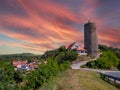 View of the castle in Camburg Thuringia Royalty Free Stock Photo