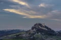 View of the castle of Canossa Royalty Free Stock Photo