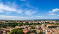 View from the castle in Carcassonne