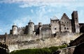 Carcassonne, Languedoc Roussillon, France Royalty Free Stock Photo