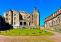 View of the Castle of Chazeron in Loubeyrat on a beautiful day