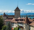 View of Castle from City Wall in Murten