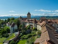 View of Castle from City Wall in Murten