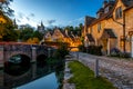 View of Castle Combe village in England