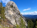 Castle Crags Wilderness View of Castle Dome Royalty Free Stock Photo