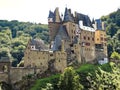 View of Castle Eltz above Mosel river, Germany