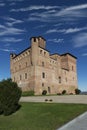 View of the Castle of Grinzane Cavour Unesco heritage Royalty Free Stock Photo
