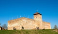 View of the castle of Gyula