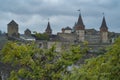 View of the Castle of Kamianets-Podilskyi in Western Ukraine