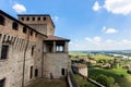 Torrechiara Castle in the Province of Parma, Emilia Romagna Italy