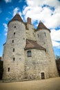 View on the castle of Nemours