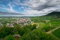 View from the castle Ortenberg in the black forest Royalty Free Stock Photo