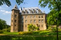 View of the castle and park in Goluchow, Poland Royalty Free Stock Photo