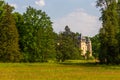 View of the castle and park in Goluchow, Poland Royalty Free Stock Photo