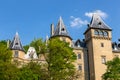 View of the castle and park in Goluchow, Poland Royalty Free Stock Photo