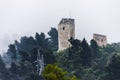 View on the Castle of Popoli Pescara - Abruzzo - Italy - Photography Royalty Free Stock Photo