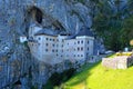 View of the Castle Predjama, Slovenia Royalty Free Stock Photo