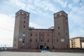 Castle Principles of Acaja, Fossano, Piedmont - Italy Royalty Free Stock Photo