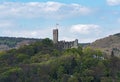 View of the castle ruin Koenigstein Taunus, Germany Royalty Free Stock Photo