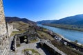 castle ruine hinterhaus near spitz Royalty Free Stock Photo