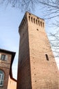 Castle in Santa Vittoria of Alba, Piedmont - Italy Royalty Free Stock Photo