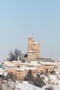 Castle of Serralunga of Alba, Piedmont - Italy Royalty Free Stock Photo