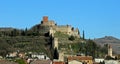 view of the Castle of Soave in the Province of Verona in Italy