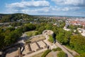 View to the city of Bielefeld