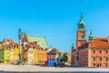 View of the castle square in front of the royal castle and sigismundÃÂ´s column in Warsaw, Poland....IMAGE