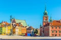 View of the castle square in front of the royal castle and sigismundÃÂ´s column in Warsaw, Poland....IMAGE