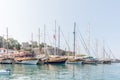 View of Castle of St. Peter,Bodrum Castle and Marine Royalty Free Stock Photo