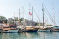 View of Castle of St. Peter,Bodrum Castle and Marine Royalty Free Stock Photo