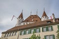 View of castle in Thun. Switzerland Royalty Free Stock Photo