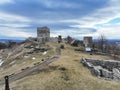 A view of the castle in Velky Saris in Slovakia Royalty Free Stock Photo