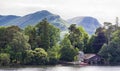 View of Cat Bells over Derwent Water. Royalty Free Stock Photo